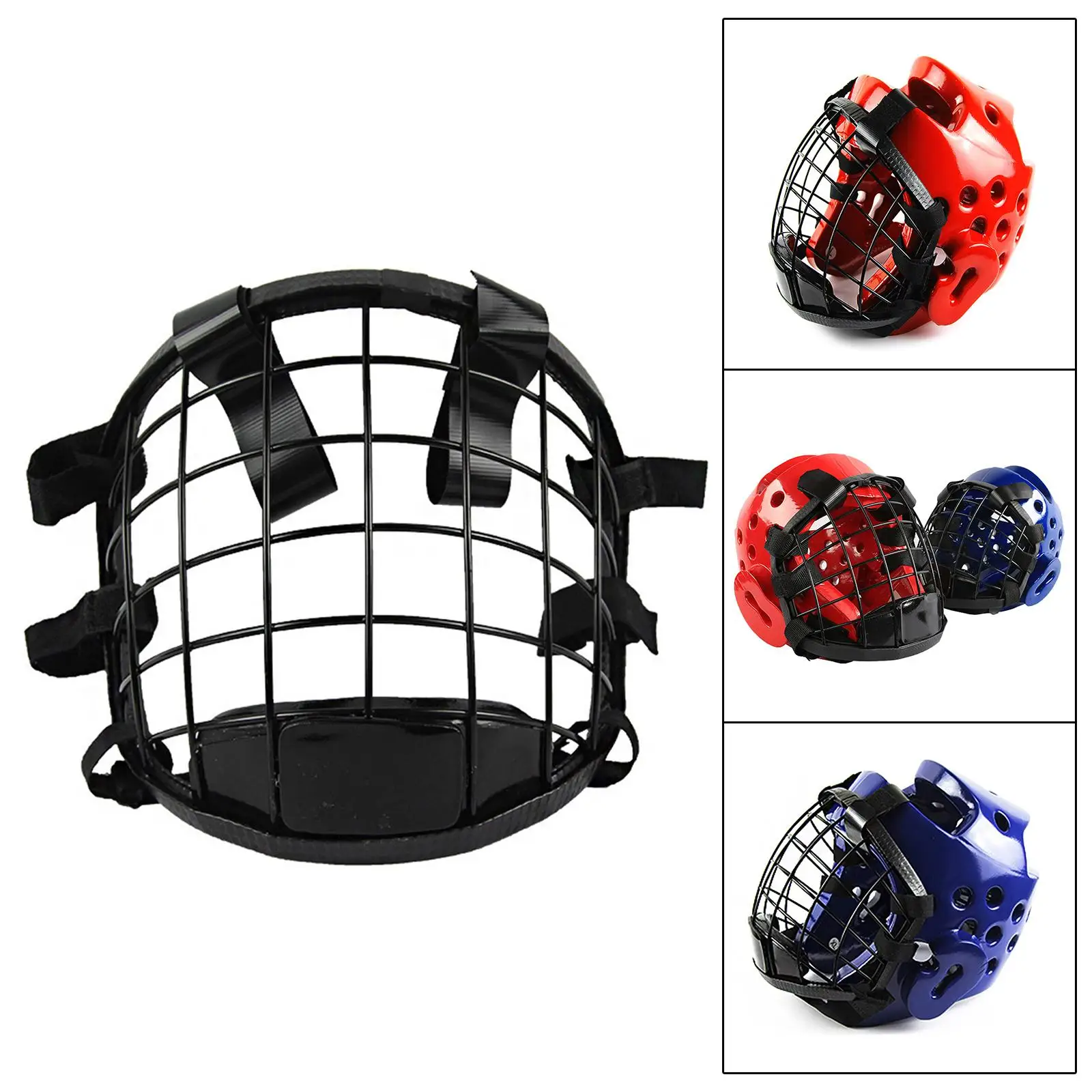 Metal Taekwondo guard Protection Protector Training Gear Face Guard for Boxing Sparring Kickboxing Grappling Muay Thai