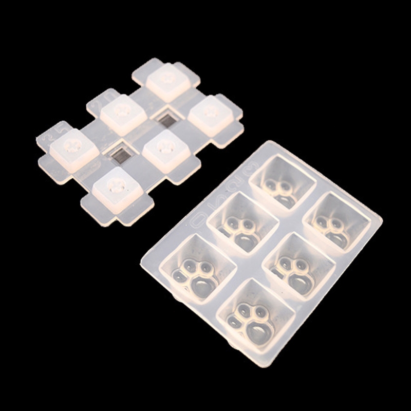 R3MC for Cherry MX Mechanical Gaming Keyboard Epoxy Resin Mold Computer PC Gamer Pet Paw Keycaps Silicone Molds