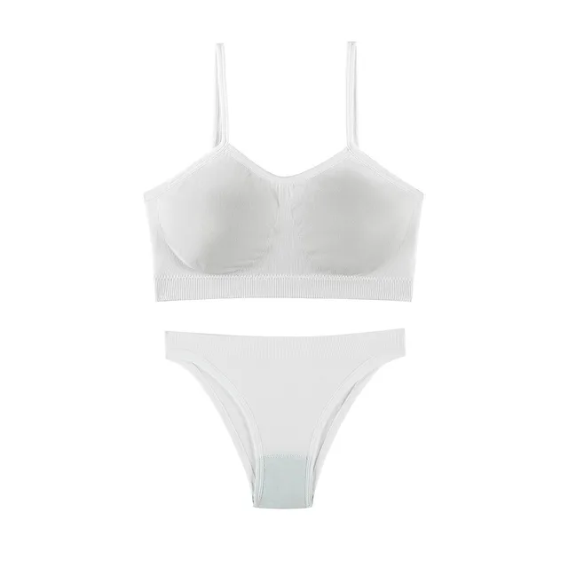 Ready Stock SALONI Summer Seamless Bra YHF-8003 and Panties Set Young  Design Pure Cotton Comfort Quality No-wire