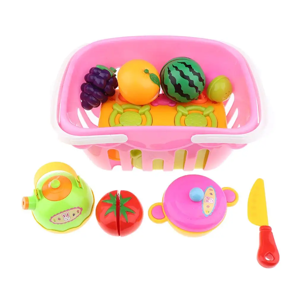 Pretend Play Set for Kids, Cutting Food , Fun Cutting s Pretend Food Playsets