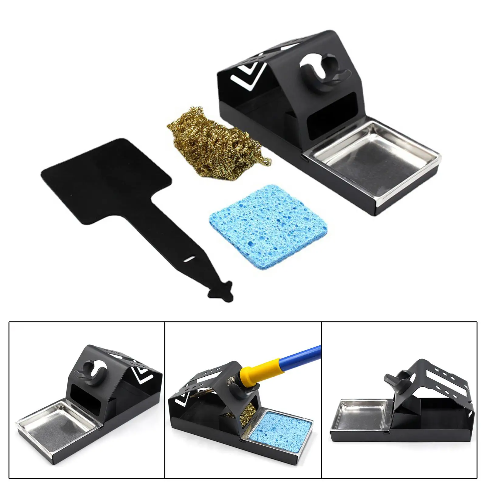 Soldering Station Iron Stand Wear Resistant Portable Multifunctional for Support