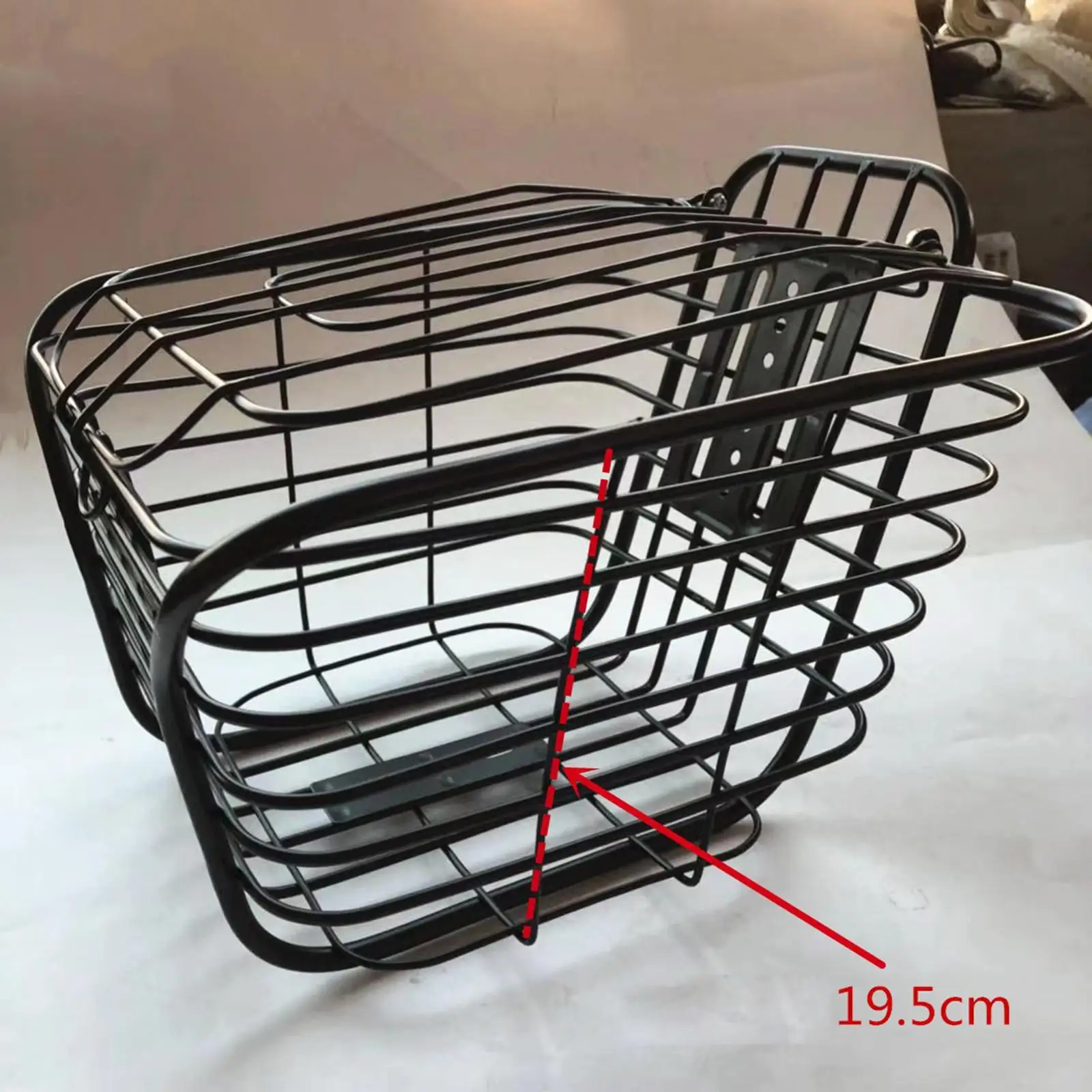 Iron Bicycle Storage Basket Holder for Scooter Cycling Durable Universal