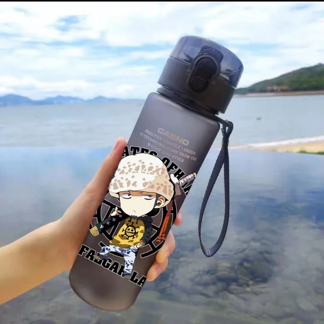 Bottiglia d'acqua monopezzo borraccia Anime rufy Zoro Chopper uomo donna  bottiglie d'acqua Fitness borraccia sportiva portatile - AliExpress