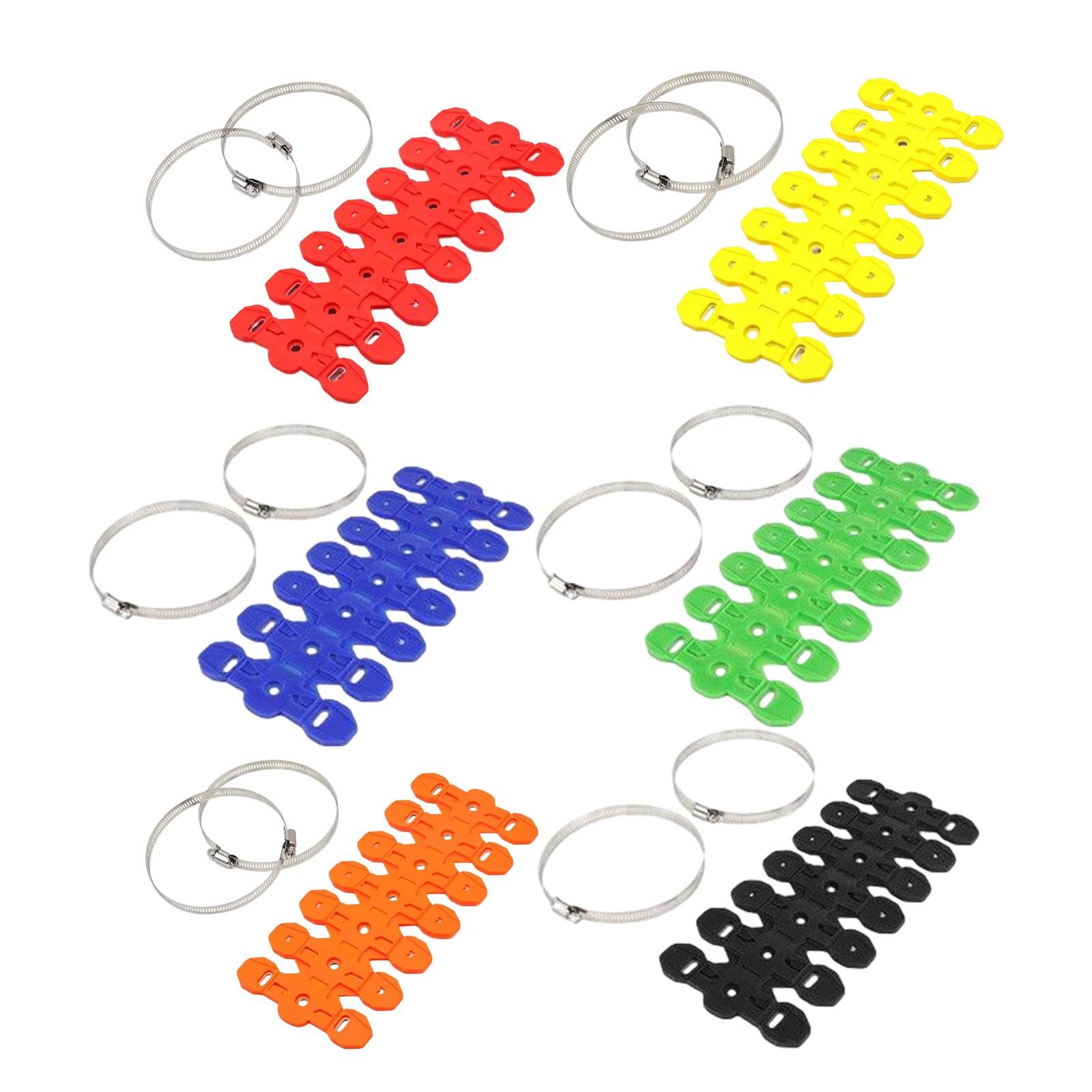 Silicone Motorcycle Exhaust Pipe Protector Universal Heat Shield Cover for Motorbike Motorcycle 1 Pack Direct Replaces