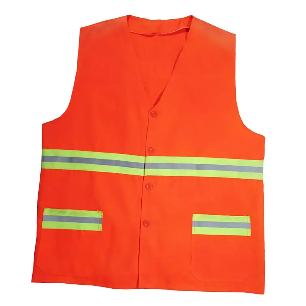 Reflective Safety Vest High Visibility Safety Vest Waistcoat Jacket