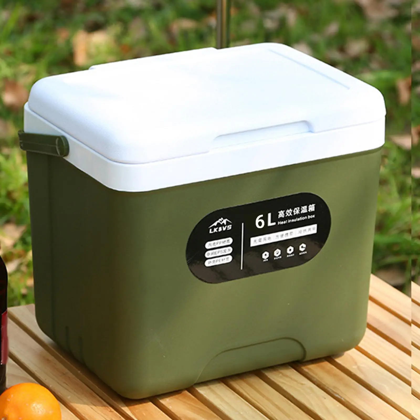 6L Insulated  Outdoor Activities Fridge Refrigerator Storage Freezer Portable Cooler Bag for Travel Barbecue  Boat