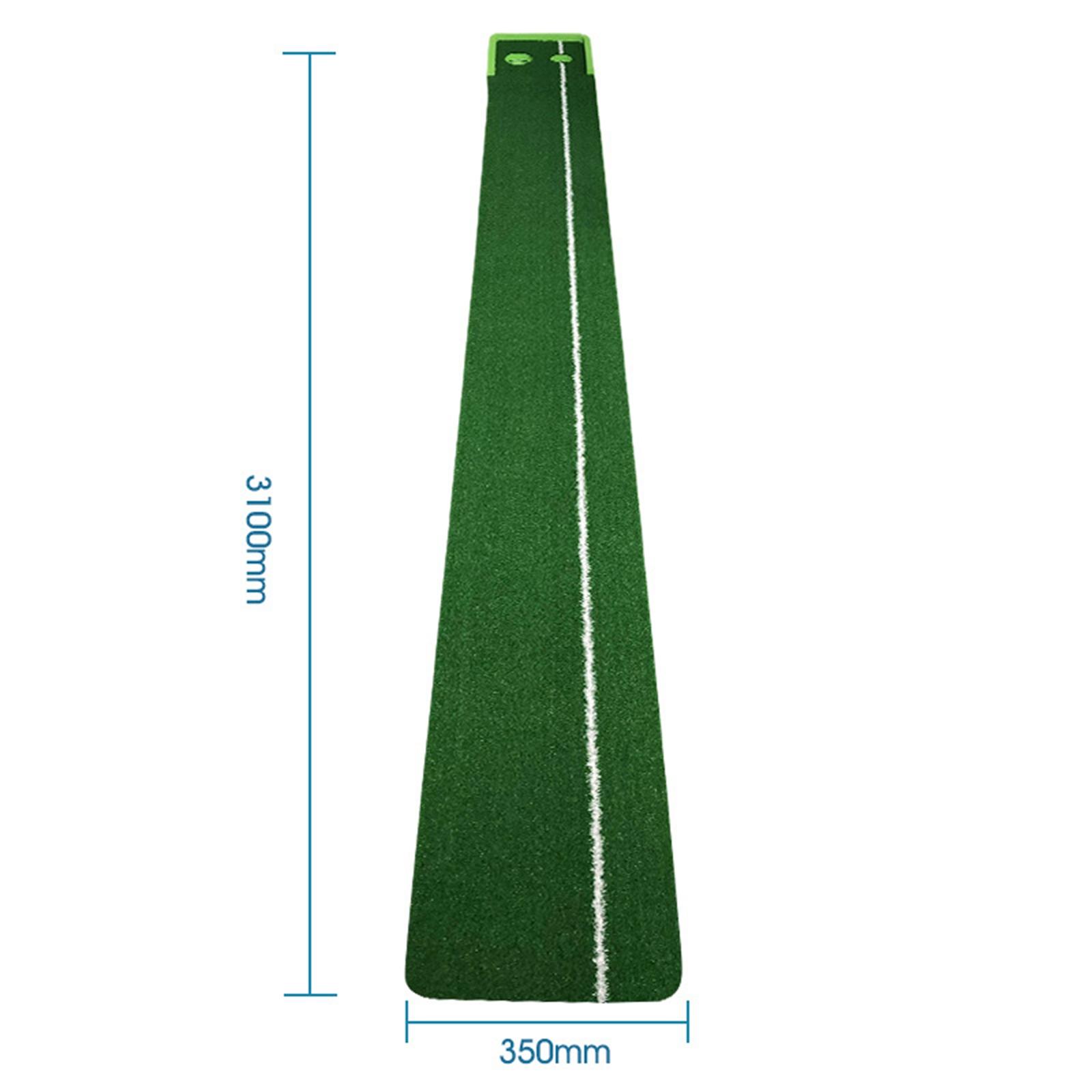 Golf Practice Mat Trainer Aid Portable Foldable Golf Green Putting Mat for Office Hitting Beginners Adults Practicing Driving