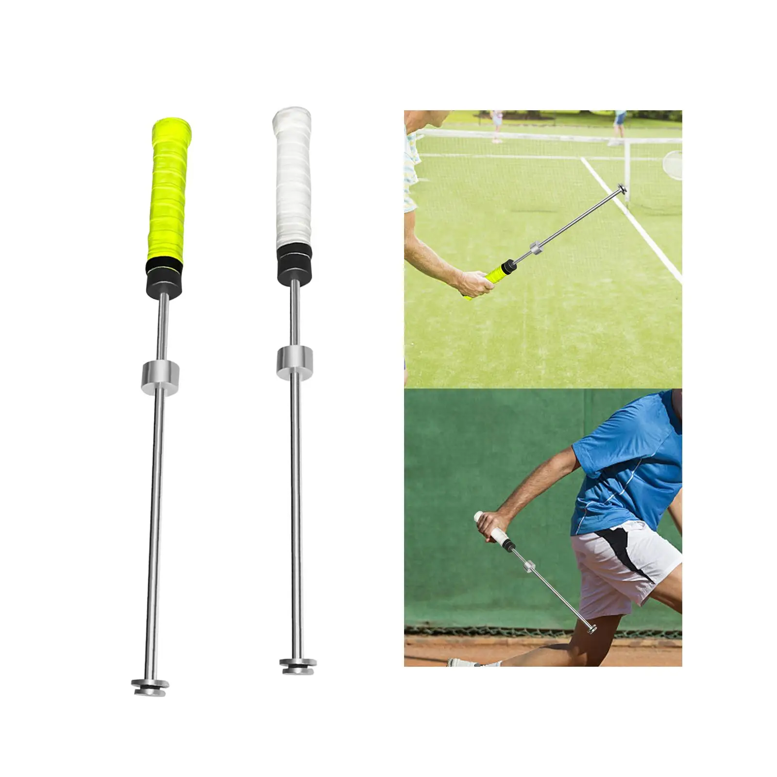 Tennis Swing Trainer Aid Sports Tool Comfortable Grip Sports Accessories Sound Remind