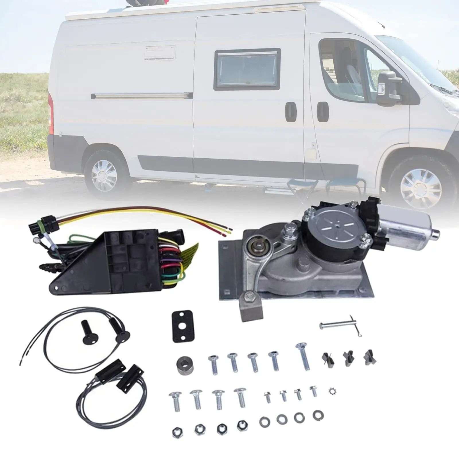 RV Trailer Step Motor Conversion Kit Motor Conversion Kit for Truck Travel Trailers Motorhomes B Linkage Easily Install