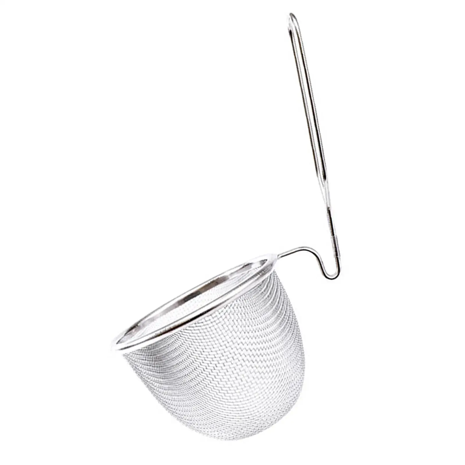 Mesh Spider Strainer with Handle Stainless Steel Strainer Solid Stainless Mesh Spider Strainer for Household Kitchen Spoon Home