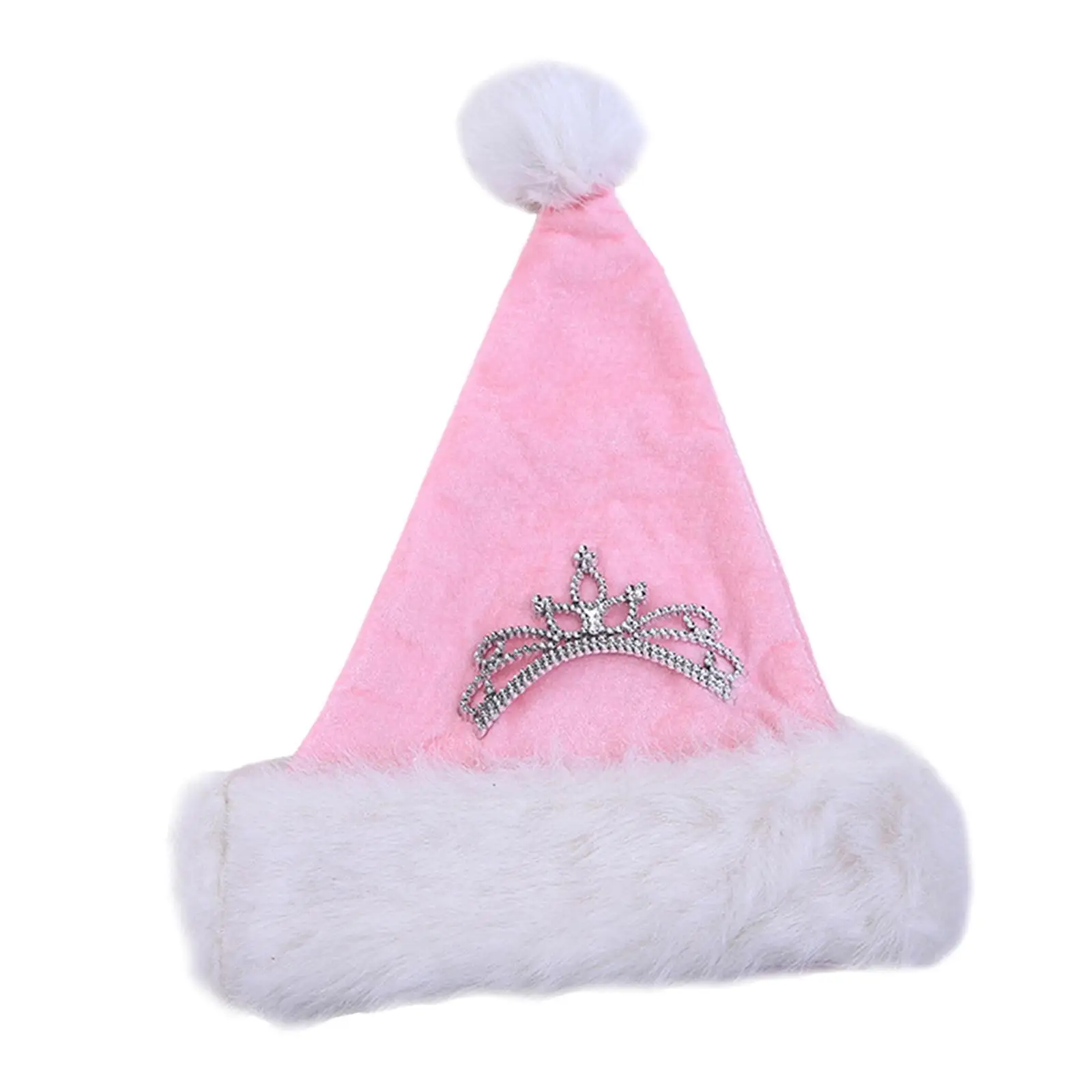 christmas Hat Adult Reusable Plush for Holiday Stage Performance
