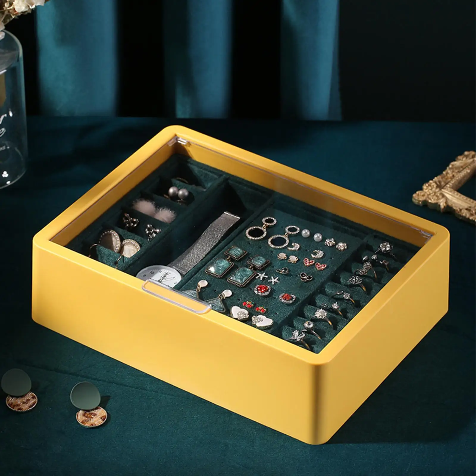 Jewelry Storage Box Double-Layer Multifunctional Organizer for Bracelets
