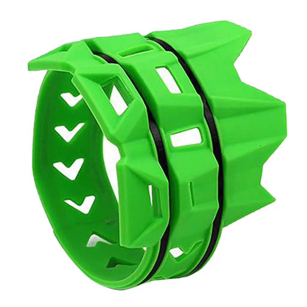 Green Exhaust Muffler Tailpipe Cover Guard Protector Universal for 2 Stroke 4 Stroke Motorcycle