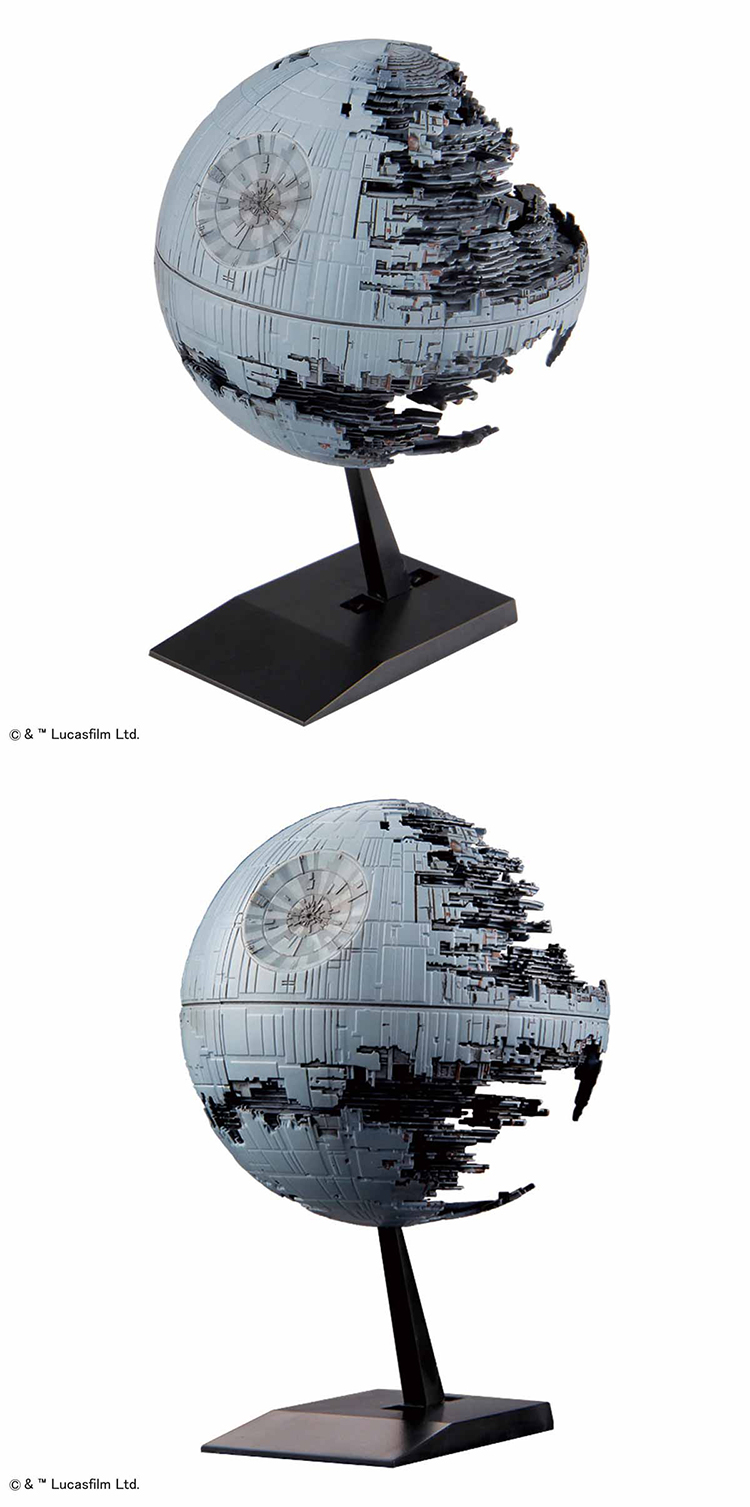 Bandai оригинальная Сборная модель Звездные войны Death Star2 мини Сборная  модель экшн-Фигурки игрушки подарки для детей Коллекция