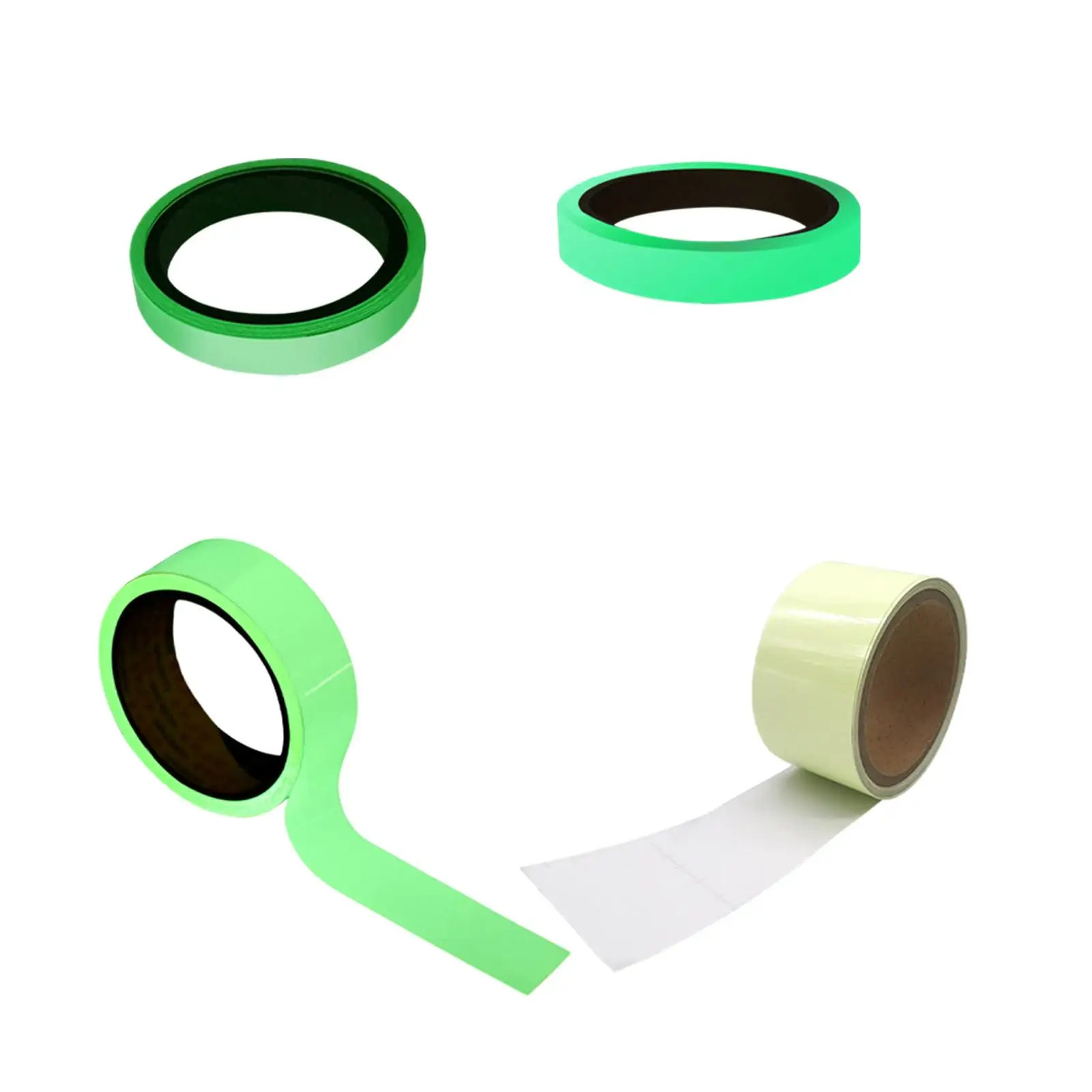 Glow in The Dark Tape 5M Multifunctional Green Fluorescent Tape for Outdoor Sports Walls Night Decorations Theater Stage Stairs