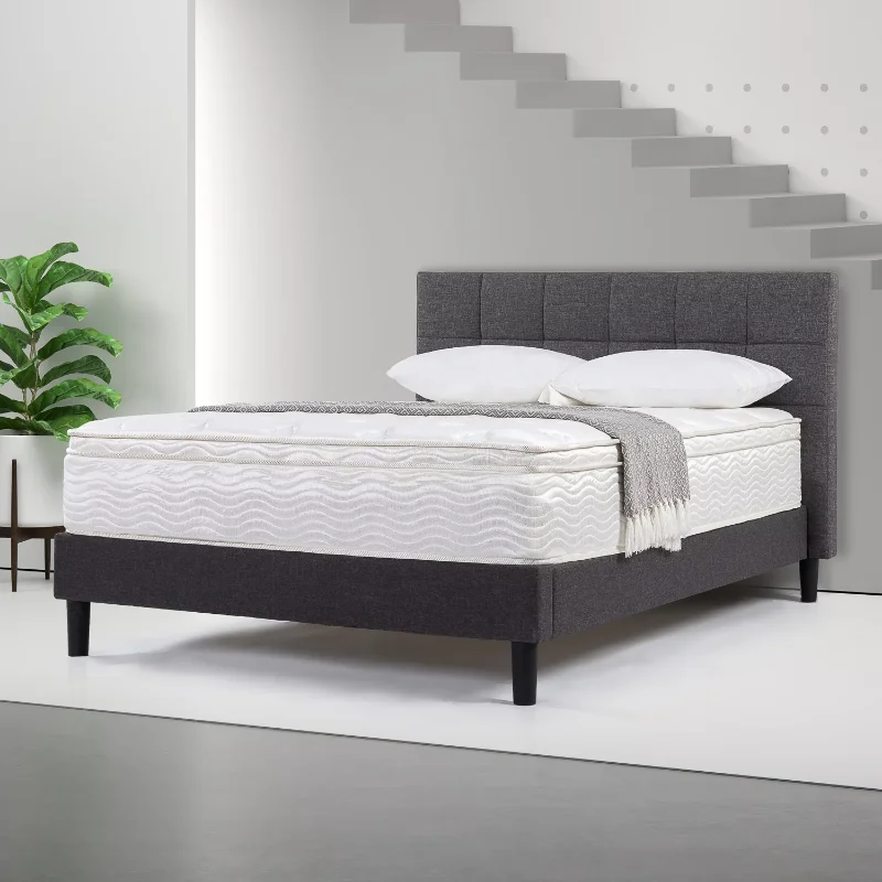 Slumber 1 by Zinus Support 12" Spring Mattress, Queen bedroom furniture matress