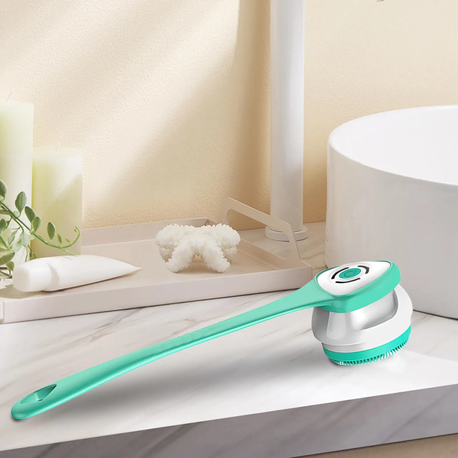 Portable Body Brush Back Scrubber Back Washer Shower Brush Body Brush for Deep Cleaning Washing Bathing Cleansing Shower