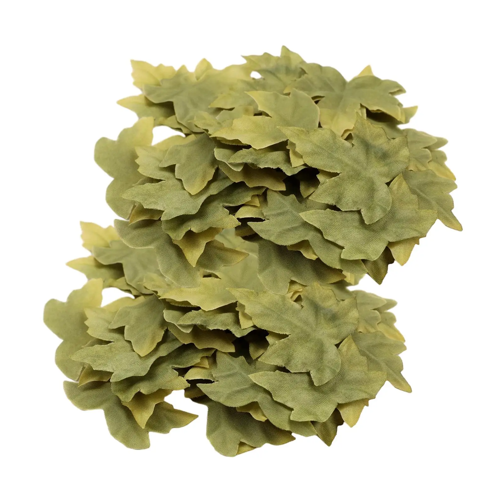 200 Pieces Artificial Maple Leaves Craft Supplies Decorative Maple Leaf for Floral Bouquet Party Home Office Dinner Table Wreath