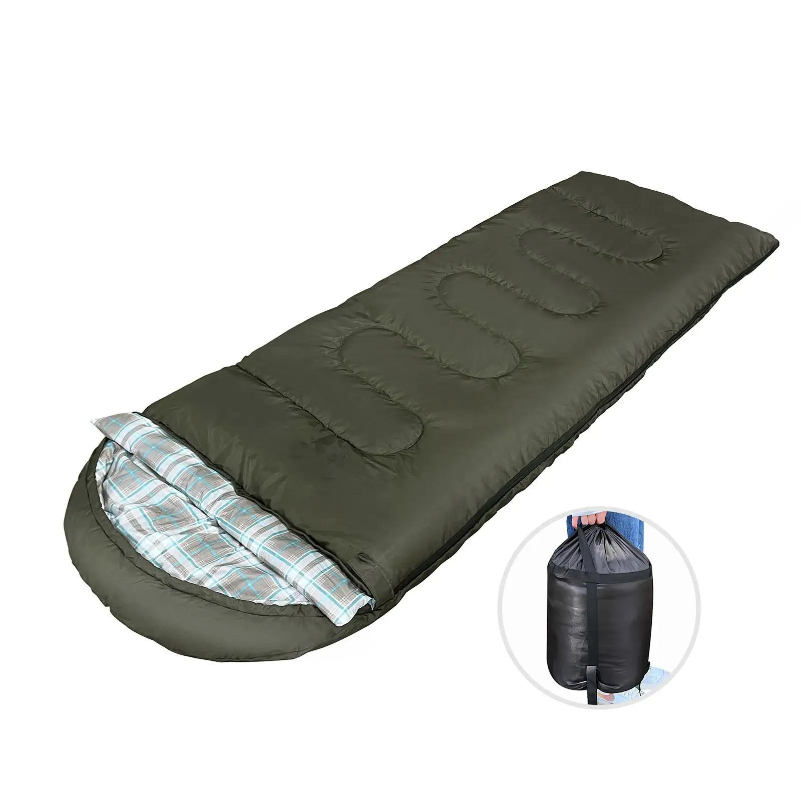 Camping Sleeping Bag Thermal Lightweight Mat Breathable Soft Waterproof Sleeping Bag for Camping Adult Outdoor