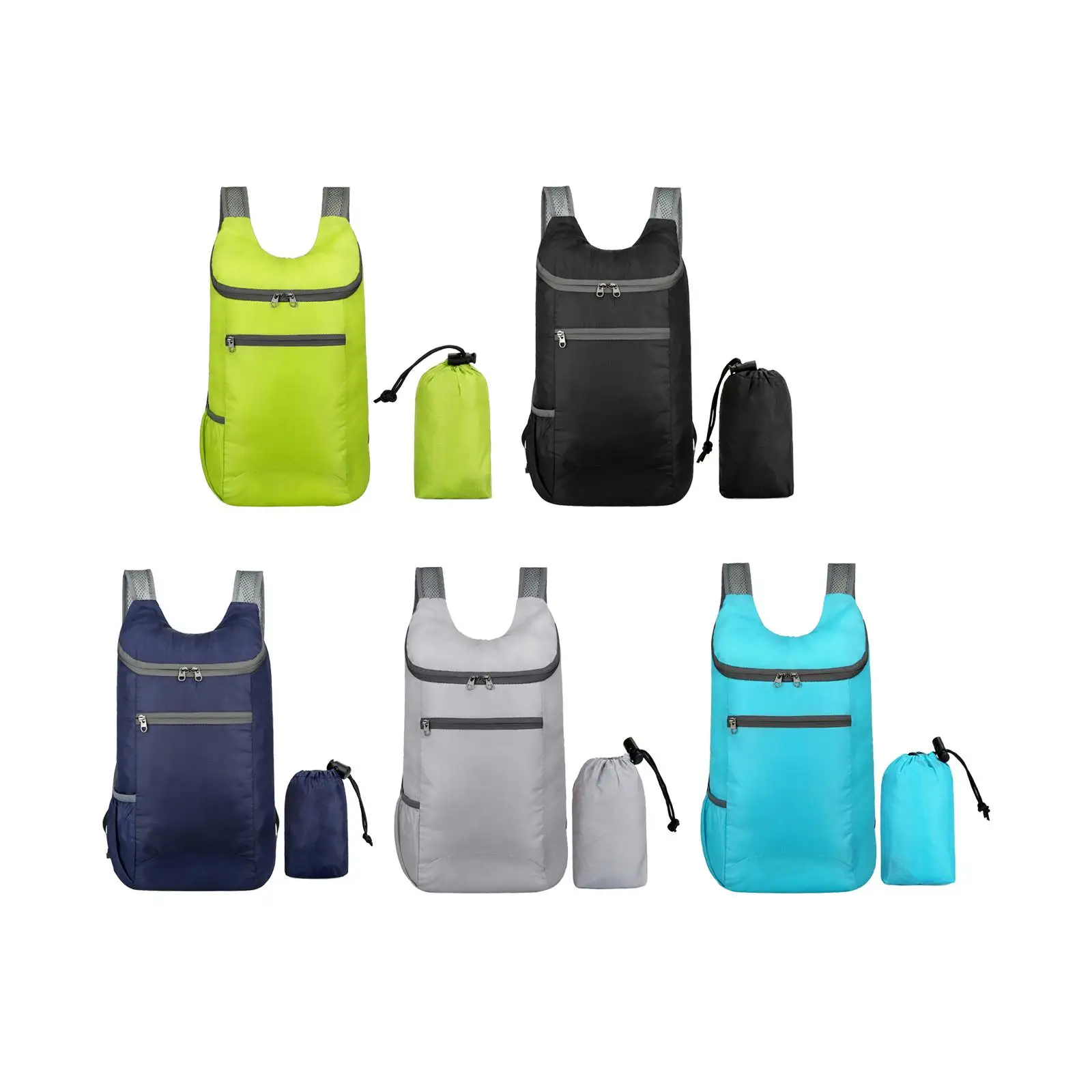 Outdoor Daypack Collapsible Wear Resistant Breathable for Day Trip Walking