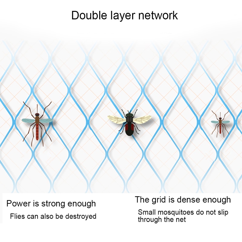 Title 10, Mosca elétrica inseto bug zapper bat handheld i...