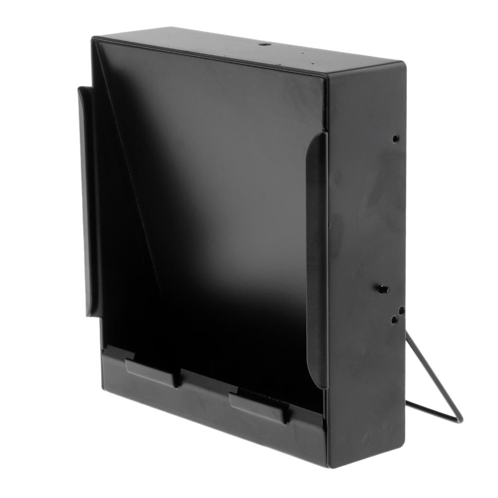 Steel Shooting Target Holder Pellet Traps Catcher Square Style 14x14cm BLACK
