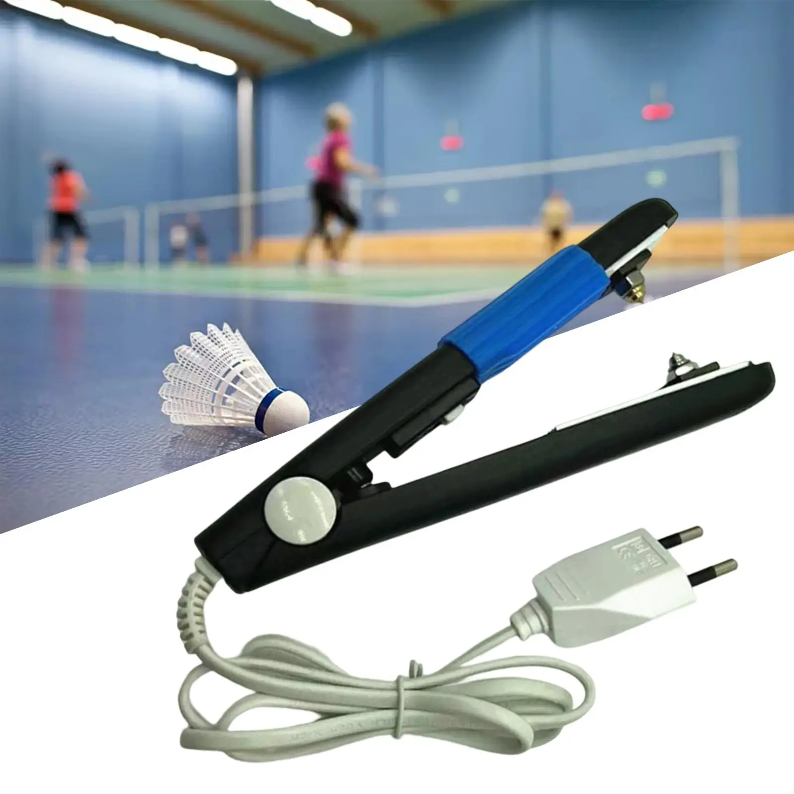 Manual Hot Press Badminton Racket Pliers String Protection Tubes Edge Pressing Clamping Tool Tennis Racquet Clamp Plier