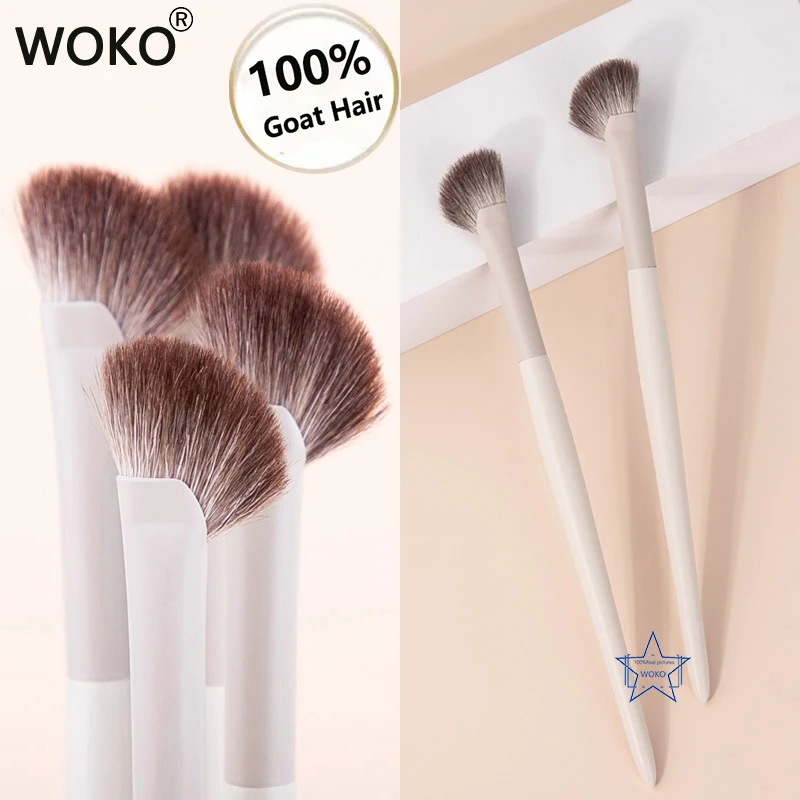 Best of Fan Sector Nose Shadow Brush Angled Nose Alar Contour Smudge Highlighting Shadow Makeup Brushes Sickle Goat Hair Make Up Brush Reviews & Tips