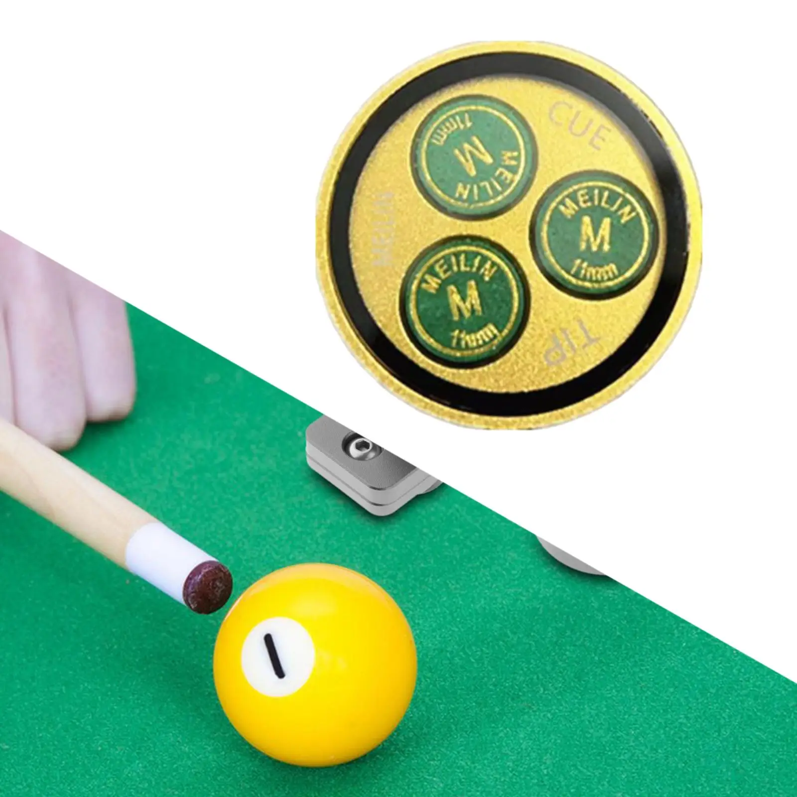 Pool Cue Tips Snooker Cue Tips Durable Billiard Accessories, Practicing Spare