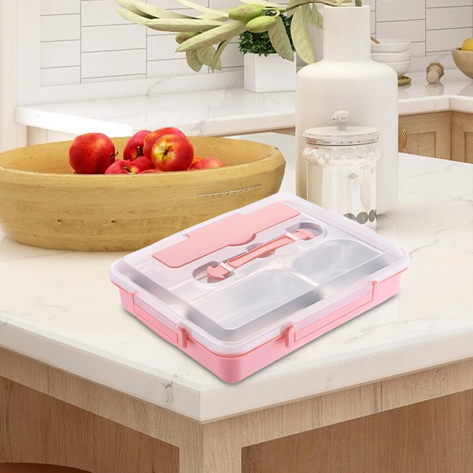 Lunch Box Food Warmer Stainless steel Removable for Work Home Picnics