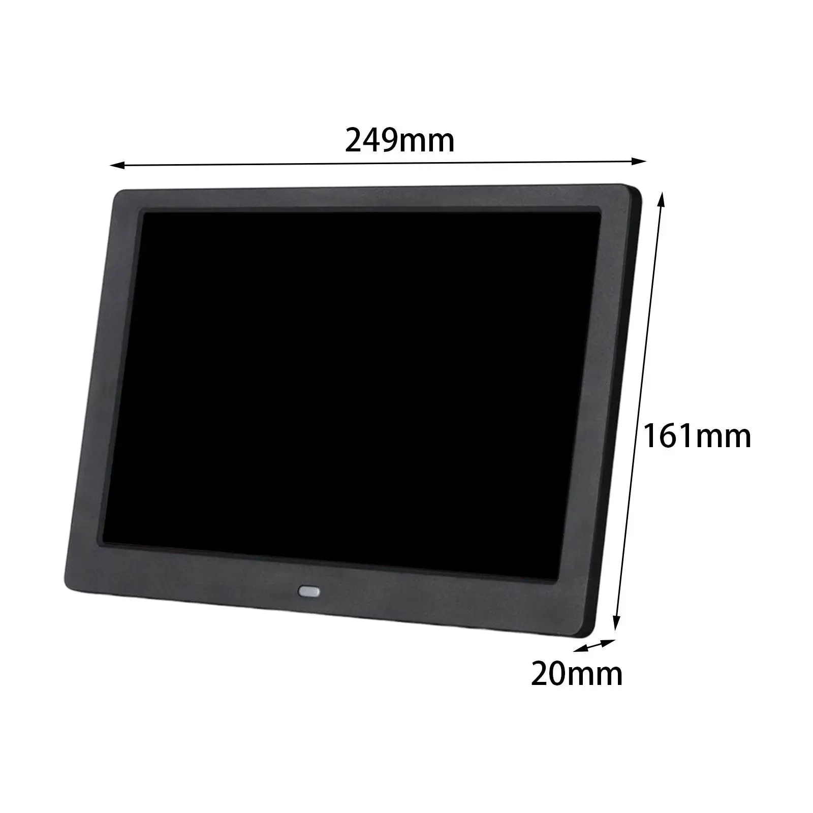 10inch Digital Picture Frame EU Adapter Good Performance Multiple Slideshow Modes Electronic Frame 1280x800 1080P IPS Screen