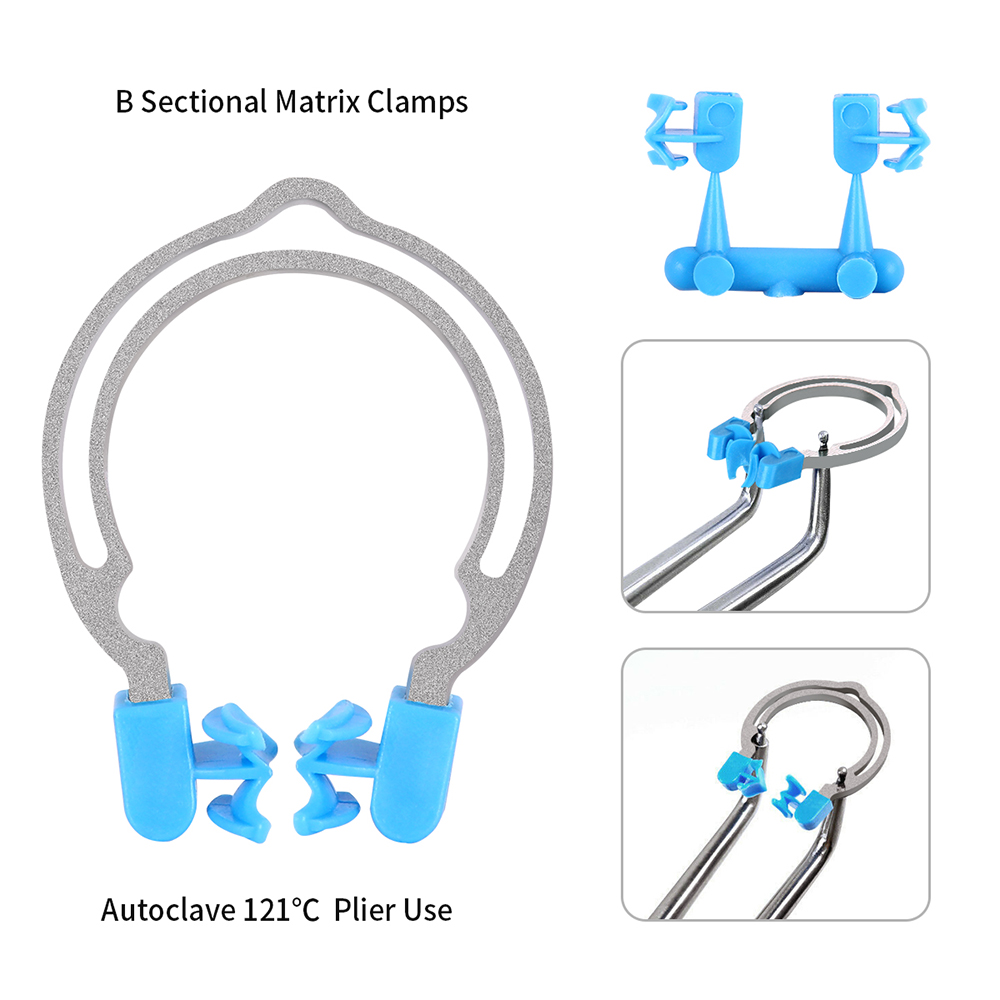 Best of AG Dental Matrix Sectional Contoured Matrices Clamps Wedges Metal Spring Clip Rings Dentist Tools Dental Lab Instrument Reviews & Tips - Image 3