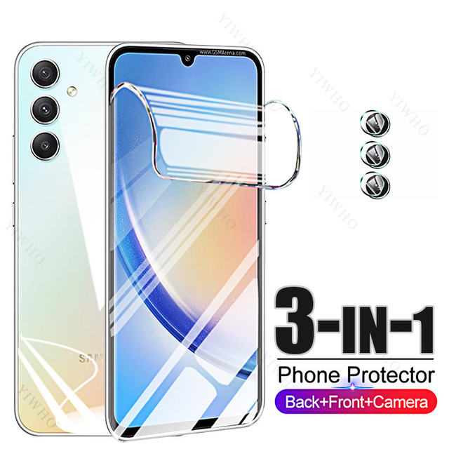 For Samsung Galaxy A24 4g Glass Samsung Galaxy A04s A14 A24 A34 A54 5g  Screen Protector Full Glue Tempered Glass Protective Film - Screen  Protectors - AliExpress