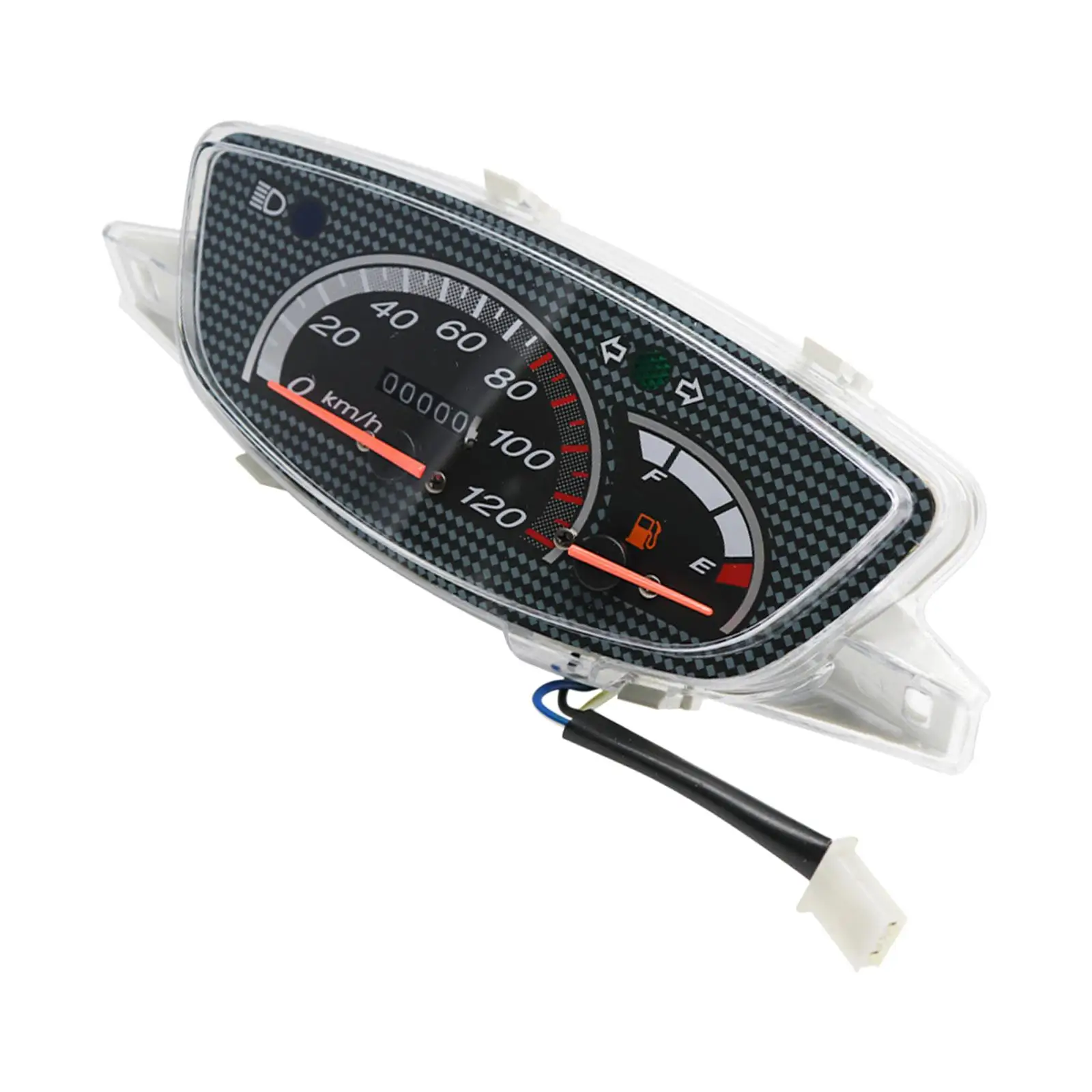 Motorcycle Speedometer Assembly Instrument Black Odometer Replacement Fit for Honda Diozx AF34/AF35 Motorbikes Supplies Parts
