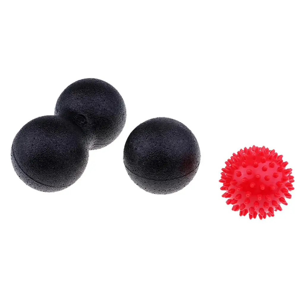 Yoga Pilates Spiky Massage Peanut Balls Set Deep Tissue Point Balls