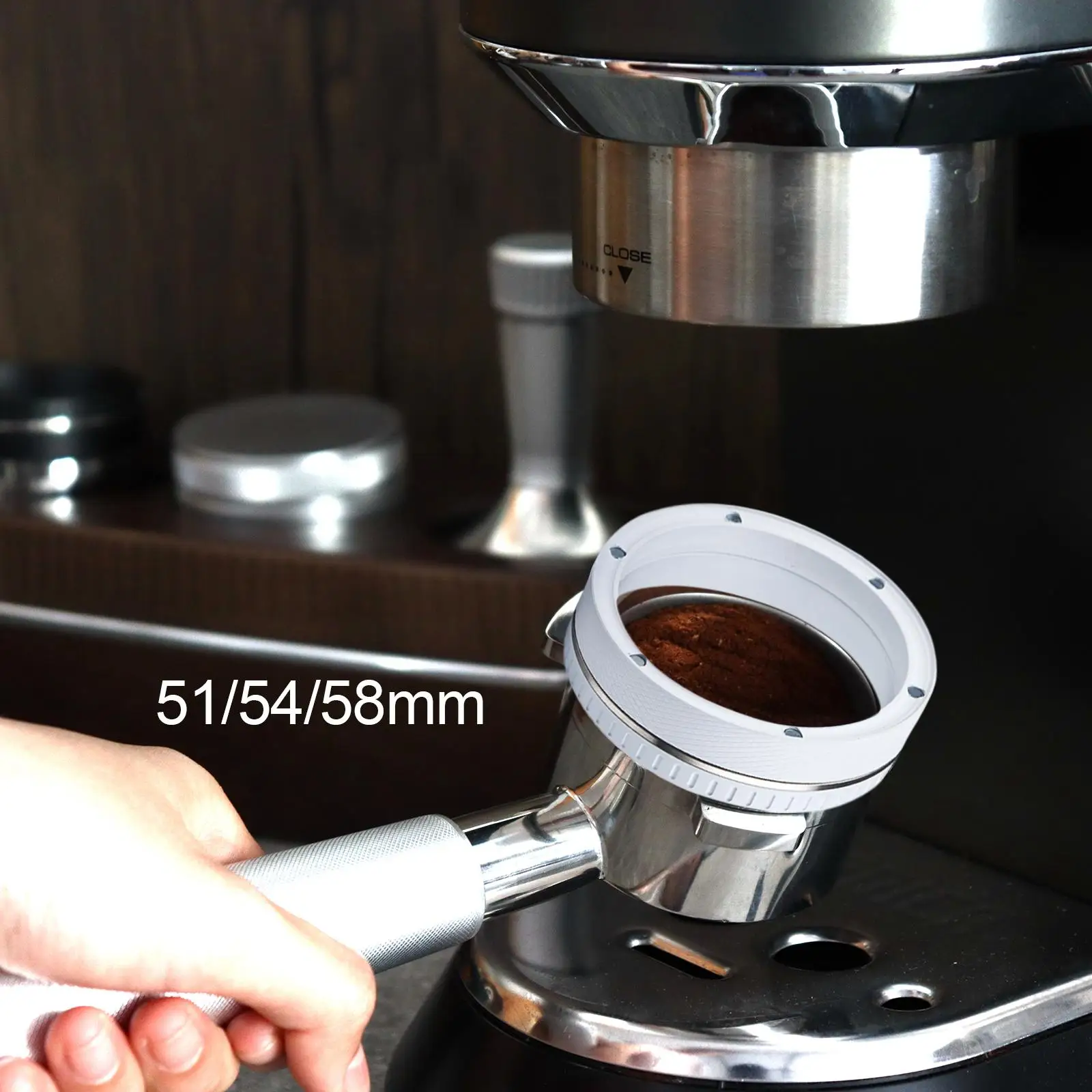 Aluminum Alloy Espresso Dosing Funnel Barista Tool for Espresso Brewing