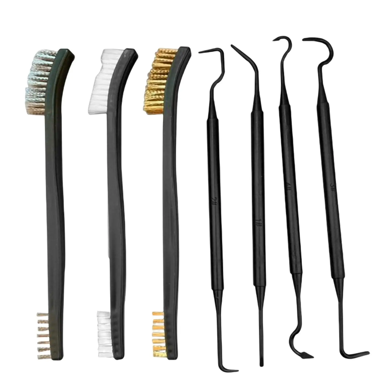 7 Pieces Car Detailing Cleaning Tools Wire Brushes Detailing Brush