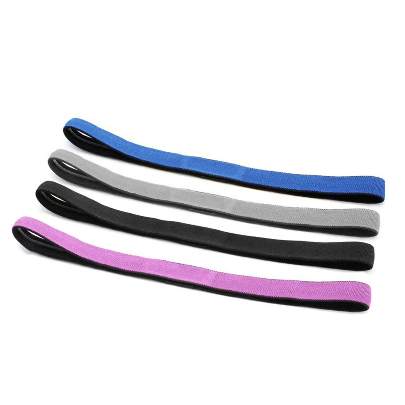 3x Sports Hair Band Elastic Anti Slip Breathable Moisture Wicking Sweatband