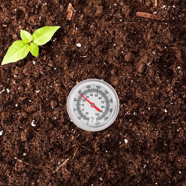 Lawn Plant Pot Soil Thermometer Hygrometer with Probe Temperature Humidity  Moisture-Meter Ground Compost Garden Supplies