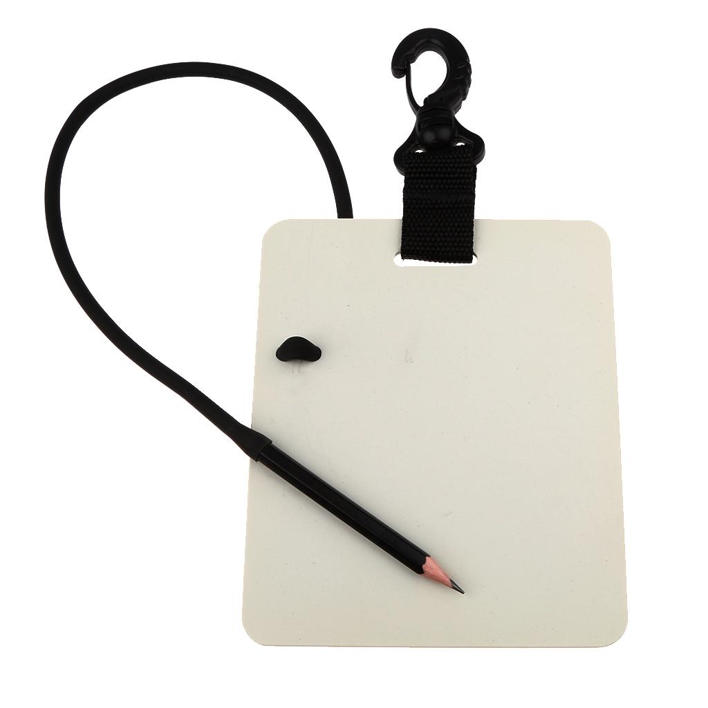 Underwater Writing Slate  Write Board with Pencil, 15.4 x 12.7cm