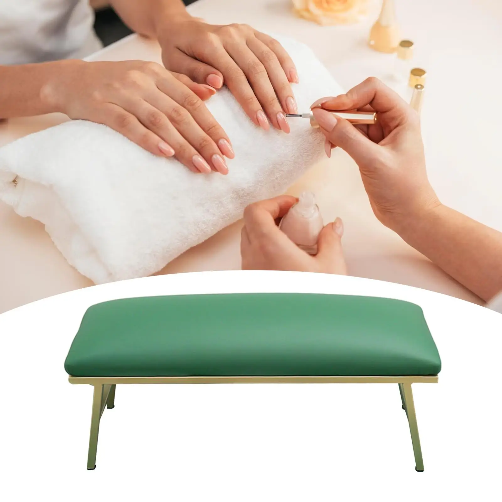 Nail Arm Rest Mat Professional Table Non Slip Accessories Nail Arm Rest Cushion for Salon Manicurist Home Hand Nail