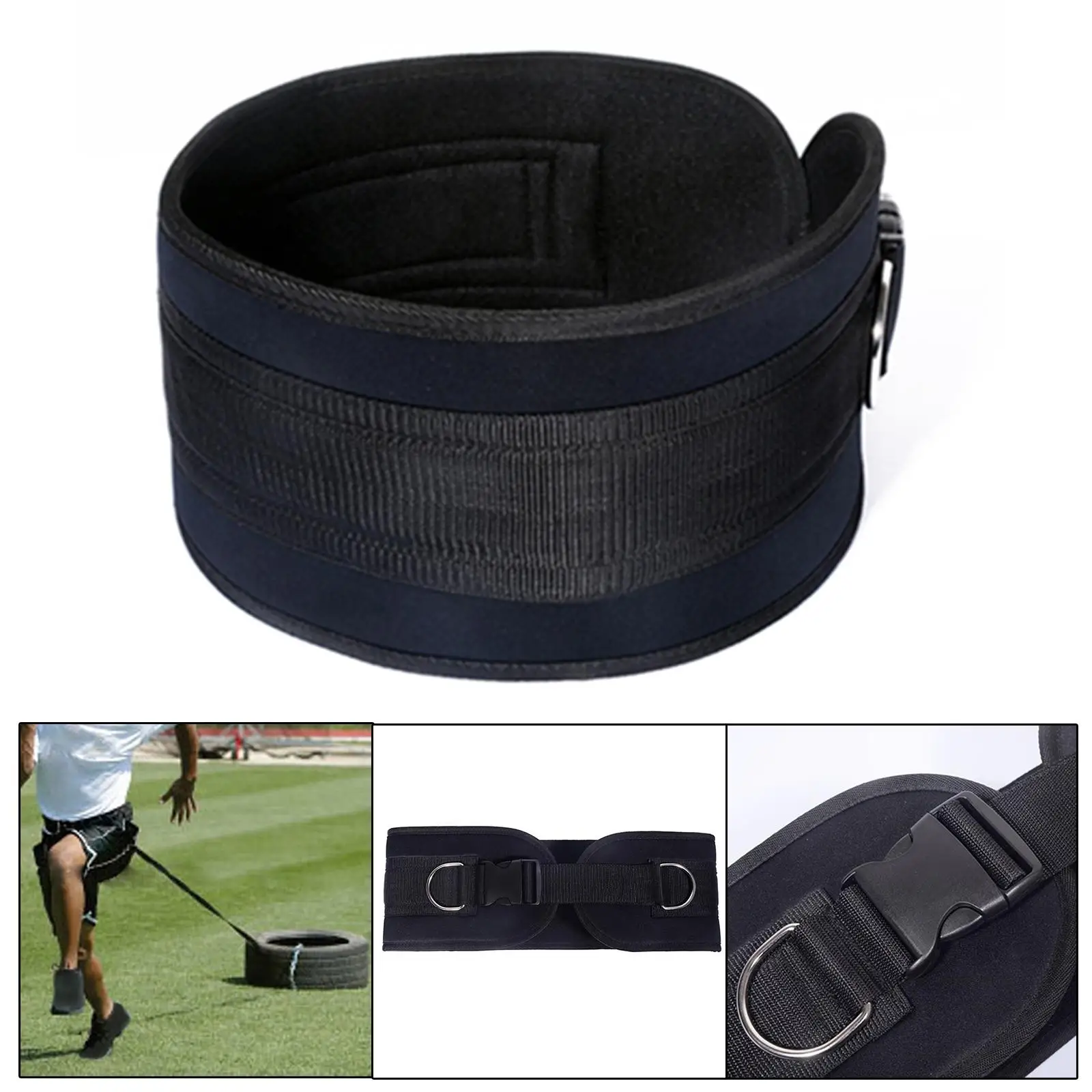 Waist Belt for Pulling Sled Soft Padded Strap Sports Running Training Resistance Band Belt Strength Speed Agility Resistance