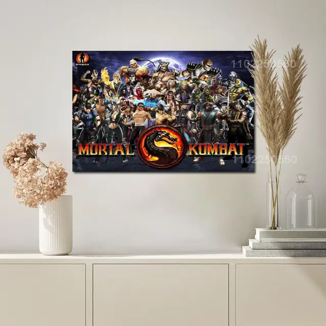 Mortal Kombat Sega CD Glossy Review Poster Unframed G2826