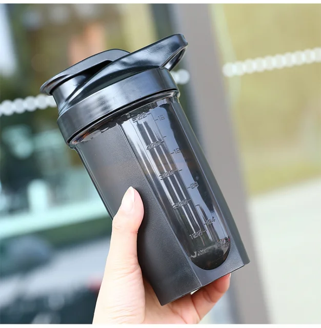 ZJFIT Shaker Bottles For Protein Mixes With Paddle Shaker Ball Leakproof Shaker  Cup Smoothie Bottle Gym Fitness Cup - AliExpress