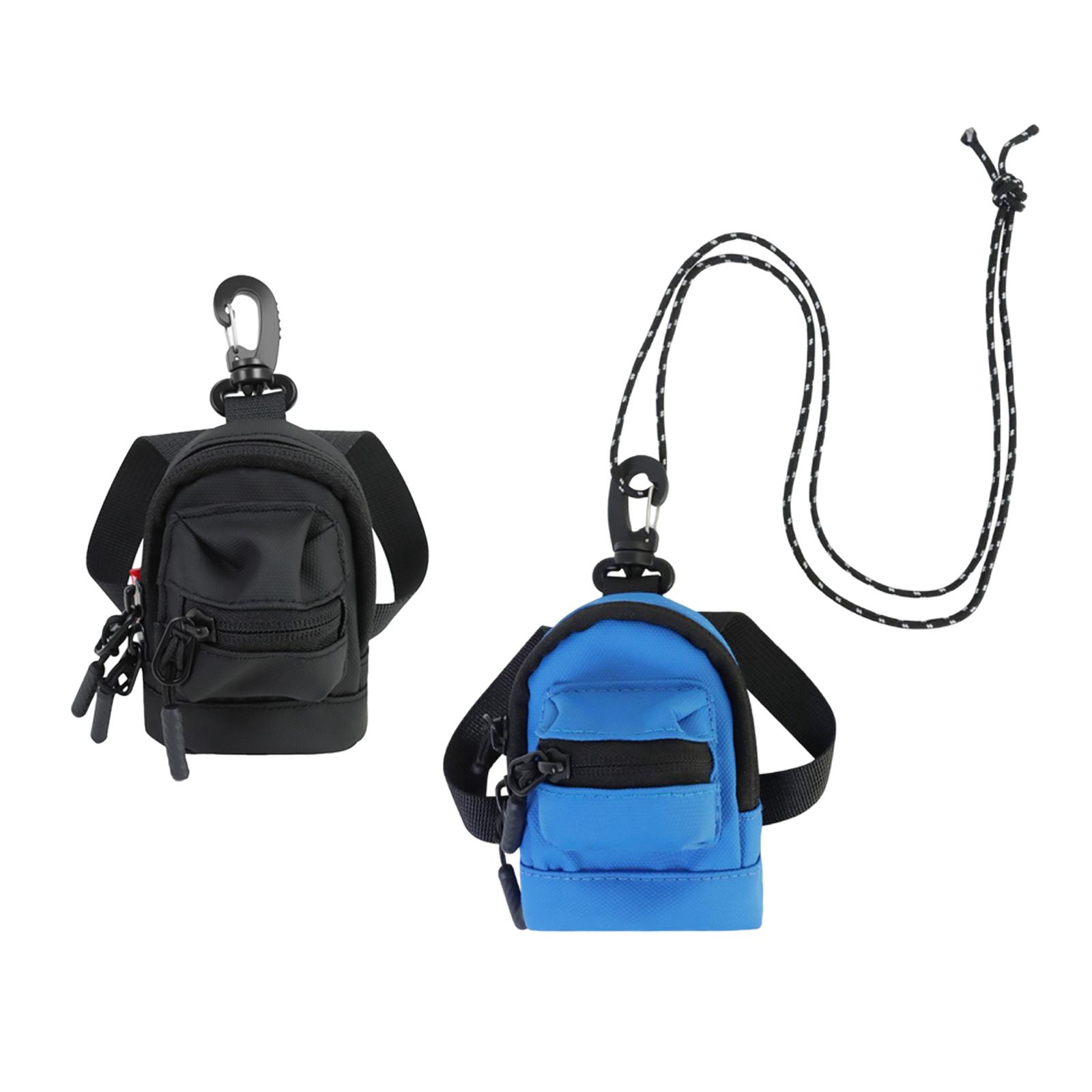 fashion Backpack Chest Bag Durable Casual Storage Pendant Key Purse with Long Strap Organizer for Outdoor Hiking Climbing