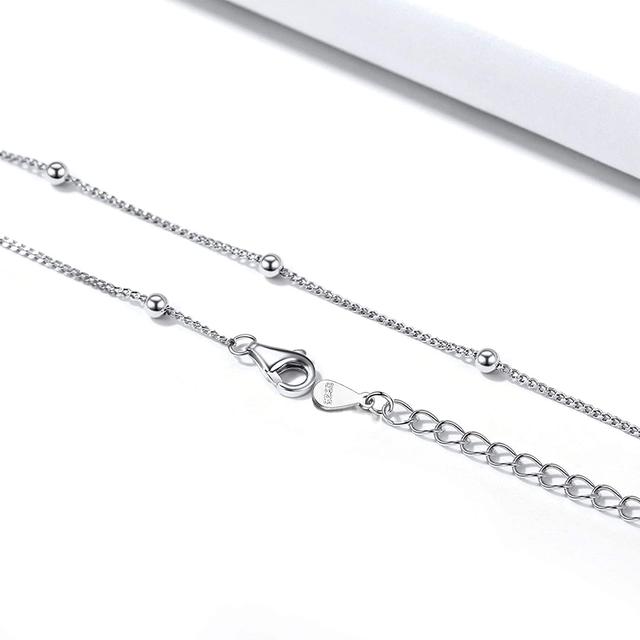 ChicSilver Silver Beads Anklet for Women 925 Sterling Silver Satellite Foot  Chain Ankle Bracelet Dainty Tiny Ball Foot Jewelry