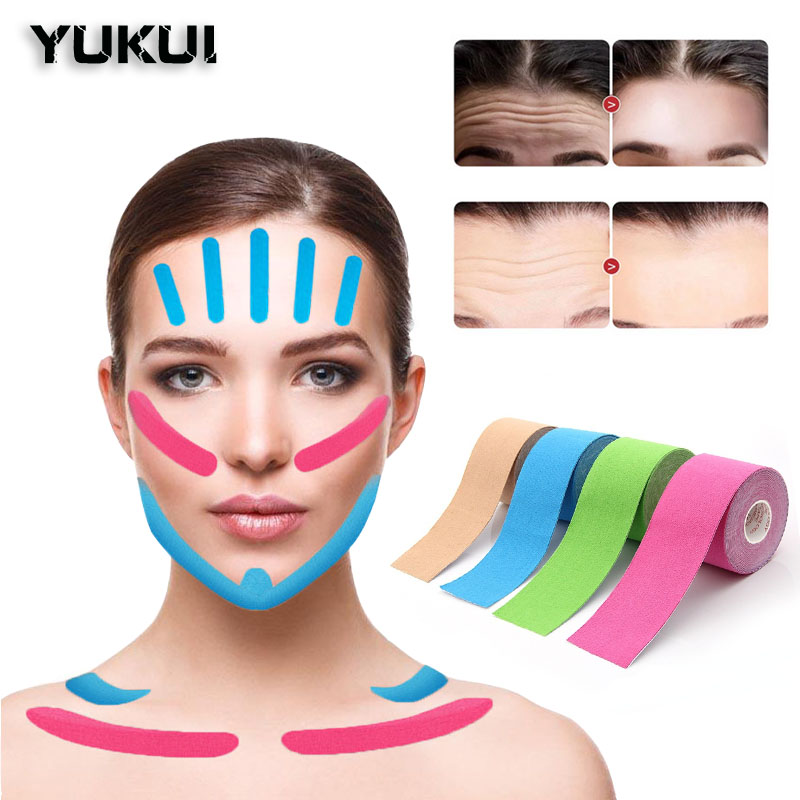 Best of 2.5CM*5M Kinesiology Tape For Face V Line Neck Eyes Lifting Wrinkle Remover Sticker Tape Facial Skin Care Tool Bandagem Elastica Reviews & Tips