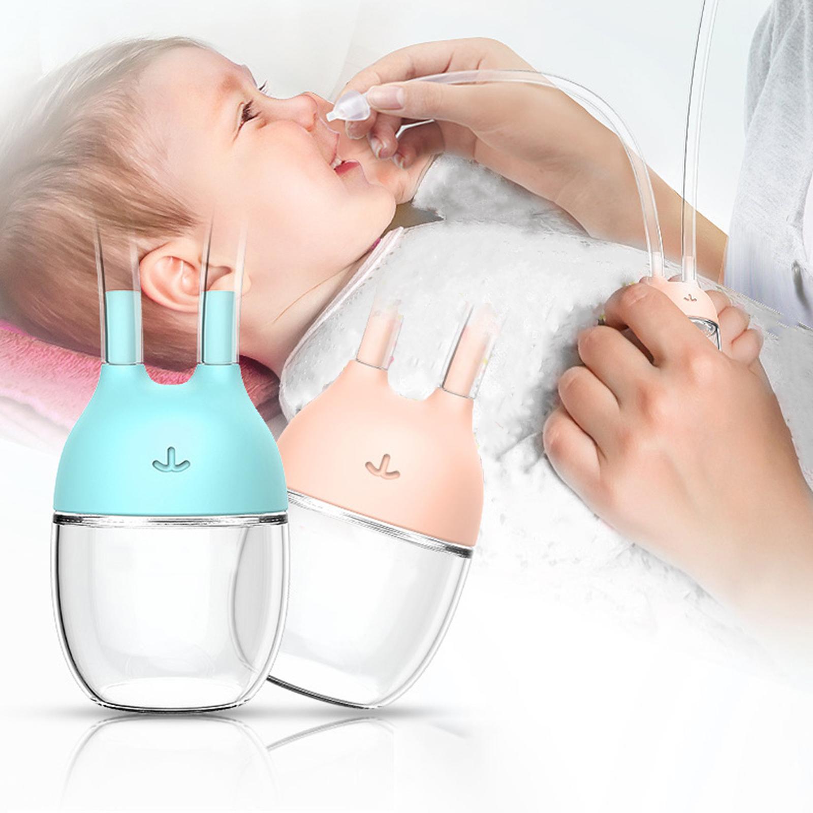 Baby Nasal Aspirator Kids Booger Mucus Sucker , Simple and Reliable Soft