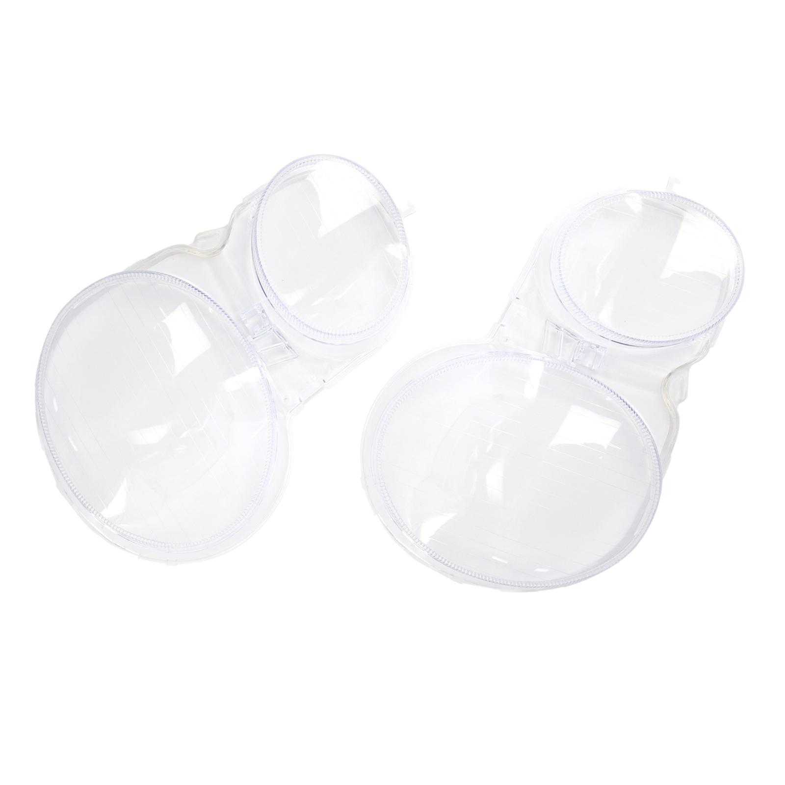 2pcs Car Headlight Cover ,Accessories Replaces, Transparent Spare Parts, Shell Guards for   E420 E55 E430