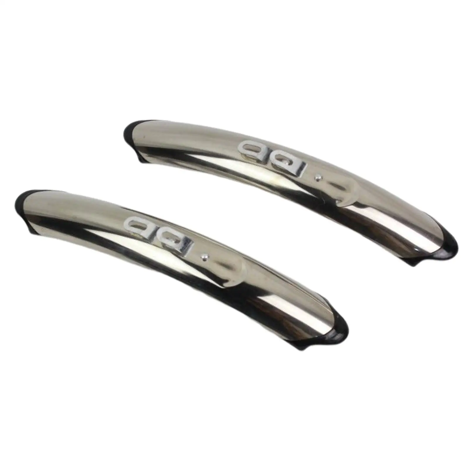 1 Pair Front Rear Fenders 27inch Fittings Stainless Steel for Road Bike